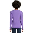 thumbnail image 2 of Time and Tru Women's Thermal Top with Long-Sleeves, 2-Pack, Sizes XS-XXXL, 2 of 5