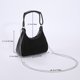thumbnail image 5 of Bolsa De Mensajero Bolso bandolera de embrague de moda con diamantes de imitación para mujer (negro) Sywqhk Para Estrenar, 5 of 8