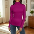 thumbnail image 2 of Chandail à Col Roulé pour Femme Chandail Tricoté pour Femme à Manches Longues Court Chandail Ajusté en Tricot Chandail d'Hiver, Chandail à Col Roulé pour Femme TP, 2 of 7