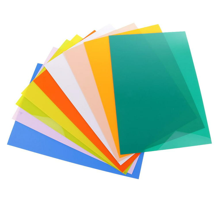 s Assorted Color Heat Shrink Film Paper Sheets for DIY Drawing