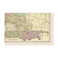 thumbnail image 2 of Historic Map - Germany - Cram 1892 - Vintage Wall Art, 2 of 4