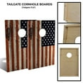 thumbnail image 2 of Slick Woody's Tailgate American Flag Cornhole Board Set in Multi-Color, 2 of 2