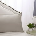 thumbnail image 5 of Unique Bargains 2 Pack 300TC Cotton Solid Pillowcases Silver Gray 20" x 26", 5 of 8