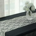 thumbnail image 7 of Efavormart 12"X108" Ivory Vintage Rose Flower Lace Table Runner, 7 of 7