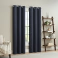 thumbnail image 3 of Eclipse Curtain Rod Iron Brushed Nickel 42 - 120 Inch Adjustable Decorative Cap, 3 of 6