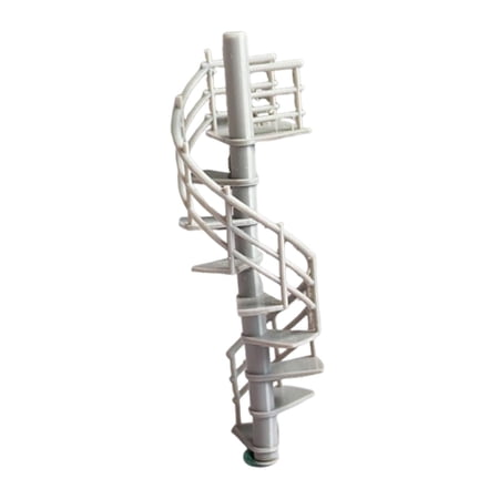 Miniature Staircase Model Display Stand Platform Resin Construction for Dollhouse Home Decor Collectors