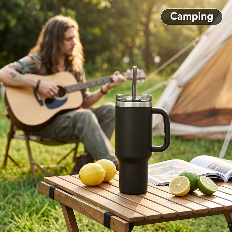 Ozark Trail Vacuum Insulated Stainless Steel Tumbler 40 oz with