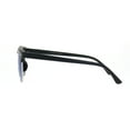 thumbnail image 2 of Boys Child Size Color Mirror Lens Hipster Half Rim Sunglasses Black Blue Mirror, 2 of 4