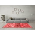 thumbnail image 3 of Ahgly Company Indoor Round Animal Red Traditional Area Rugs, 8' Round, 3 of 4