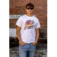 thumbnail image 4 of Football Quarterback Air It Out Men's Big & Tall Crewneck Graphic Tee Brisco Brands 2X, 4 of 5