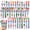 36 pcs long version, variant on 48 pcs Christmas Multicolor Ballpoint Pens 4 Colors in 1, Retractable 0.7mm Cartoon Cute Fun Pens for Santa Snowman Writing Pens (Random style)