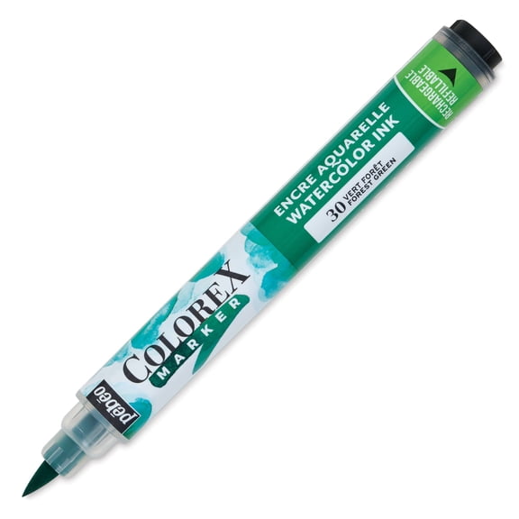 Pebeo Colorex Refillable Marker - Forest Green