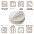 thumbnail image 4 of Almohadillas de fieltro para muebles Uxcell de 10 mm de diámetro, autoadhesivas, protector de suelo antiarañazos, 75 almohadillas, 4 of 5