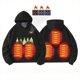 thumbnail image 1 of Sudadera con capucha y calefacción de invierno para niños y niñas con control de temperatura y calefacción., 1 of 9