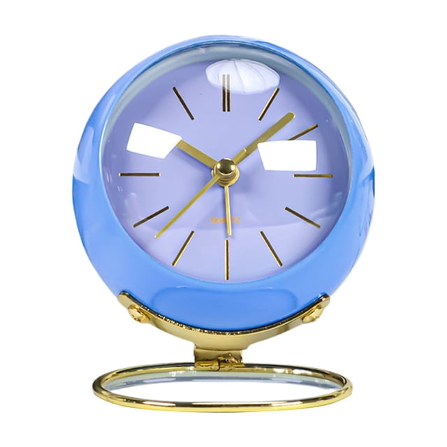 Yuarrent Elegante reloj despertador digital con esfera luminosa, mesita de noche o pantalla de escritorio, tendrá luz nocturna Electrodomésticos azul