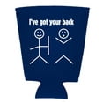 thumbnail image 2 of I've Got Your Back Pint Glass Coolie (Royal Blue), 2 of 3