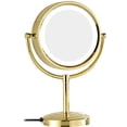 thumbnail image 1 of Makeup Mirror With LED Light European Style Beauty Mirror Mirror With Lights Personal Makeup Mirror Vanity Mirror With Lights ,Widely Use, 1 of 4