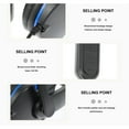thumbnail image 2 of SHISUYAN 3.5mm Noise Reduction Headset Wired Control Headphones Compatible for PS4 Pro PS4 Slim (Blue), 2 of 8