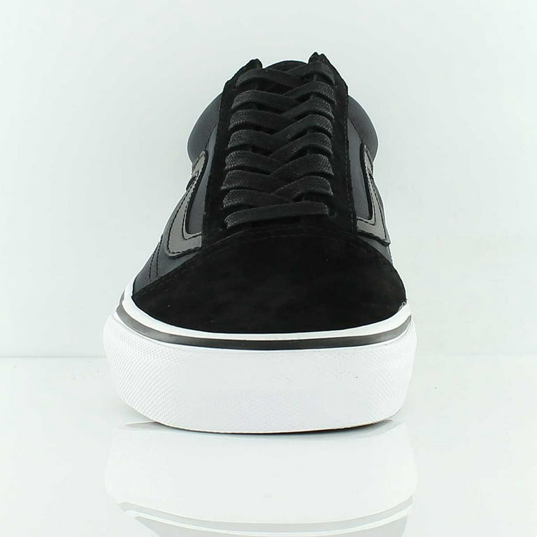 Vans Old Boom Boom Black/True White Women's Classic Skate Shoes Size 7 - Walmart.com