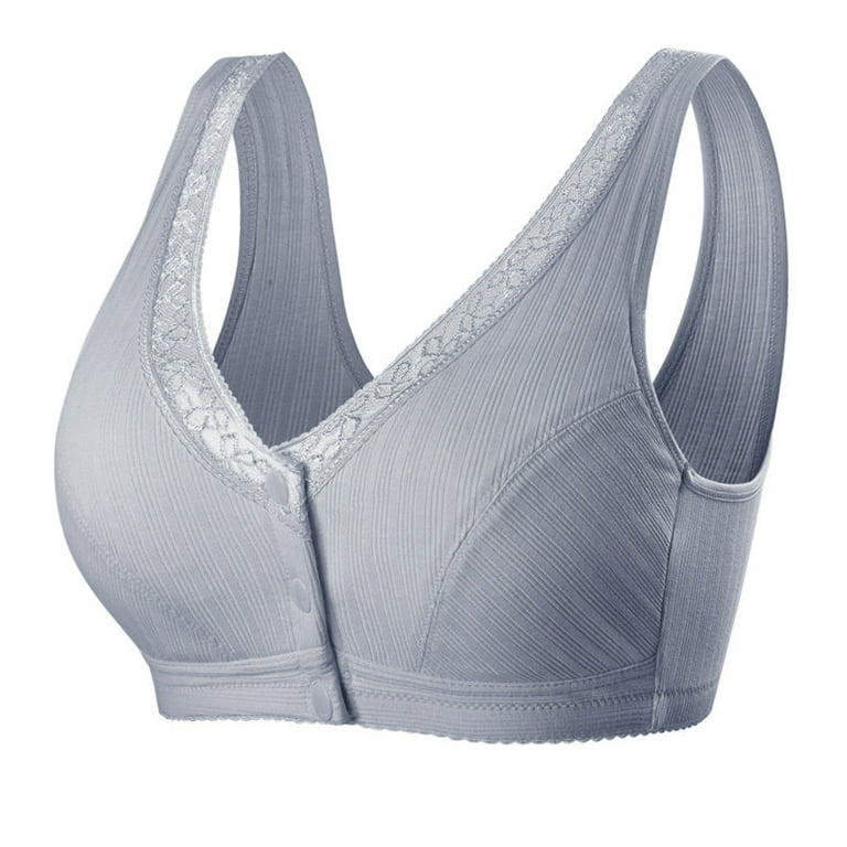 Comfortable Cotton Large Size Bra Imported Lace Seamless Soft Bra