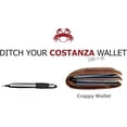 thumbnail image 6 of Front Pocket Wallet - Minimalist Wallet - Mammoth Black - Leather - Carry Cards, , Phone,  - Lobster Claw  Included- Ultra Thin 4"x2", 6 of 6