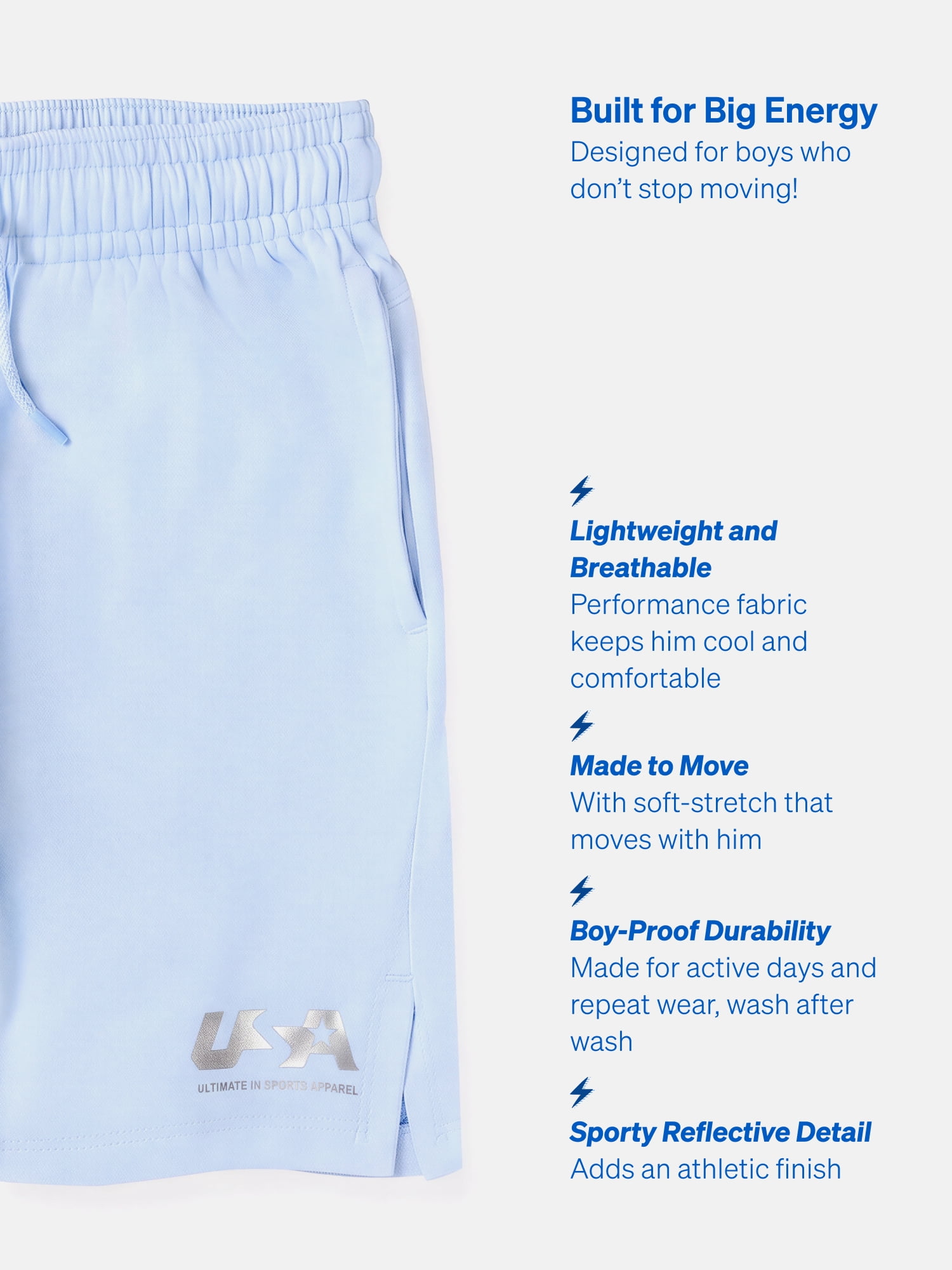 Garanimals Activewear Toddler Boy Athletic Shorts, 3-Pack, Sizes 2T–6T
