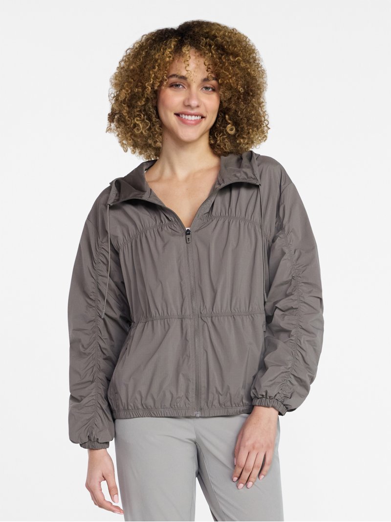 ジャケット・アウター A.ya Avia Women's Ripstop Zip Jacket with Hood, Lightweight, Sizes XS