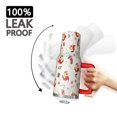 thumbnail image 3 of Beige Christmas Santa Pattern Tumbler with Handle and Lid,40oz Double Wall Vacuum Insulated Tumbler,Cups Gift for Women and Men, 3 of 7