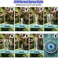 thumbnail image 3 of SZMP Solar Fountain Upgrade, 3.5W Solar Powered Bird Bath Fountains with Flower, Outdoor Water Feature Solar Pump with 7-in-1 Nozzles, 4 Fixed Pipes for Humingbirds, Garden, Pool, Pond, and Fish Tank, 3 of 10