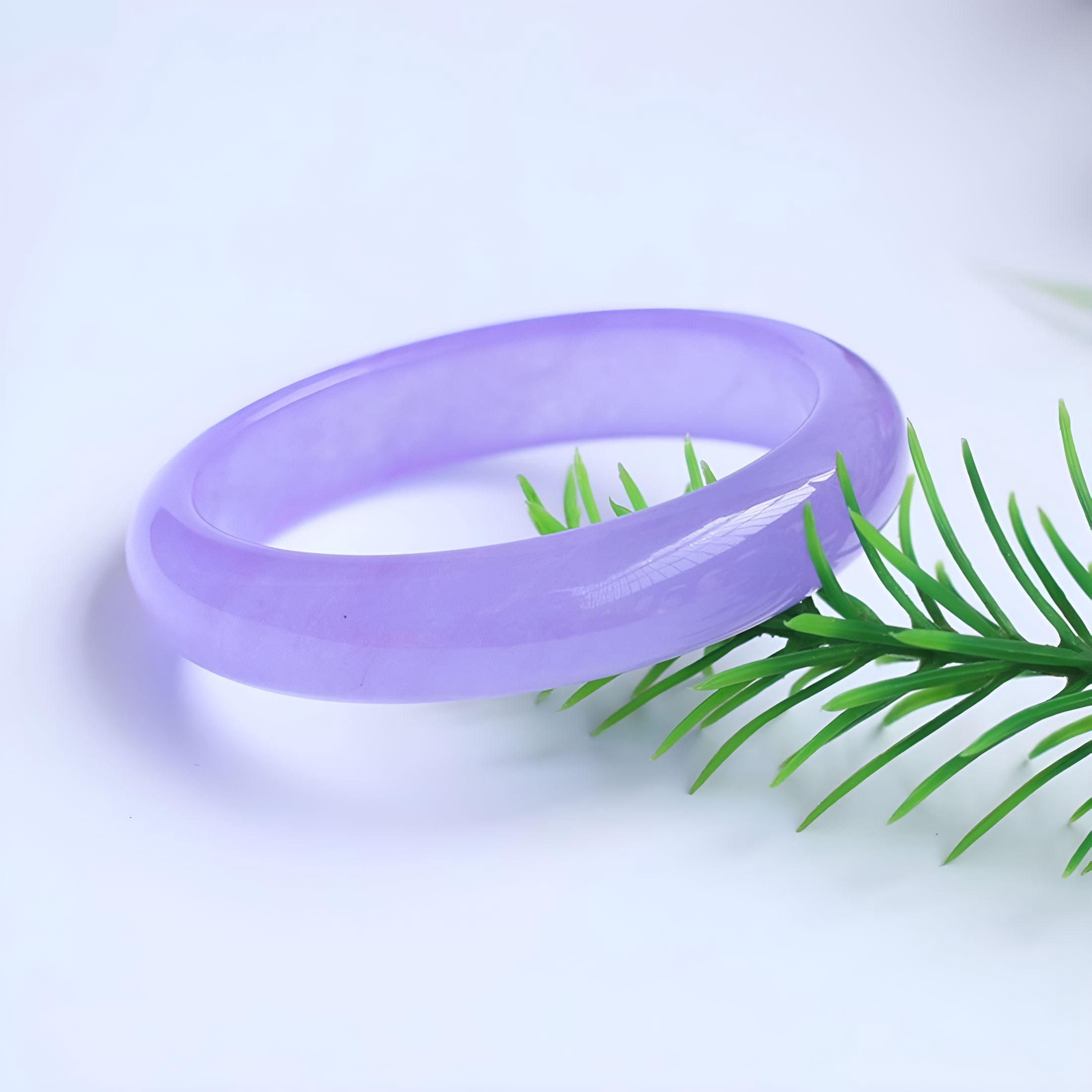 DESIGNICE 2026 New Bangle Jade Bracelet with 1 X Jade Bangle Bracelet,Jade Bracelet for Women Purple for Casual Wear, Special Occasions, Gift Giving, Daily Use, Elegant Accessorizing.