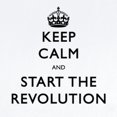 thumbnail image 2 of CafePress - Keep Calm And Start The Revolution Body Suit - Baby Light Bodysuit, Size Newborn - 24 Months, 2 of 4