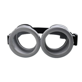Yellow Minions Glasses Big Eyes Funny Glasses 3D Circular Glass Party Props