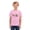Pink, variant on Unisex Kids Back To School Graphic T-Shirt, Crew Neck Short Sleeve Tee, Lightweight Casual Play Top For Boys Girls School Summer Daily Outfit(Black/2-3 Years)