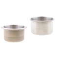 thumbnail image 1 of 2 Unidades Durable de material acero Inoxidable Taza de Agua Sostenedor de para Marino rv Truck 85mm + 90mm Cola Portavasos empotrado para vehículos recreativos, 1 of 8