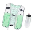 thumbnail image 4 of Pack de chaleco de hidratación mochilas de respirable para el montañismo en bicicleta de senderos Verde, 4 of 8