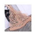 thumbnail image 4 of Lace Bralettes for Women Floral V Neck Hook Eye Unpadded Transparent Triangle Wire Free Bra, 4 of 5