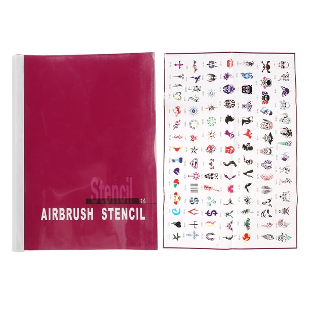 Glitter Tattoo Stencils,Temporary Tattoos Stencils Professional Body