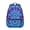 Blue and Purple, variant on Pink and Green Tie Dye Pattern Backpack for School, Cute School Bag with Adjustable Shoulder Straps and Padded Back, 15.3"x11"x7.1"