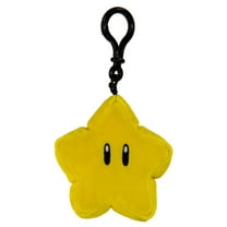 Nintendo Mario Kart Club Mocchi-Mocchi- Collectible Clip-On - Yellow Star Stuffed Toy