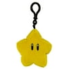 Nintendo Mario Kart Club Mocchi-Mocchi- Collectible Clip-On - Yellow Star Stuffed Toy