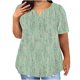 thumbnail image 1 of Fiudx Ofertas y Liquidaciones Camiseta Holgada de Manga Corta con Cuello Redondo y Estampado Informal Grande para Mujer, 1 of 4