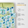 thumbnail image 7 of Sleep Zone Kids Full/Queen Bedding Comforter Set - 7 Pieces Super Cute & Soft Bedding Sets & Collections with Comforter, Sheet, Pillowcase & Sham - Fade Resistant Easy Care (Cute Dino), 7 of 7
