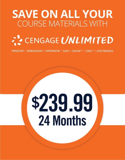Cengage Unlimited, MultiTerm (24 Months) Printed Access Card (Other