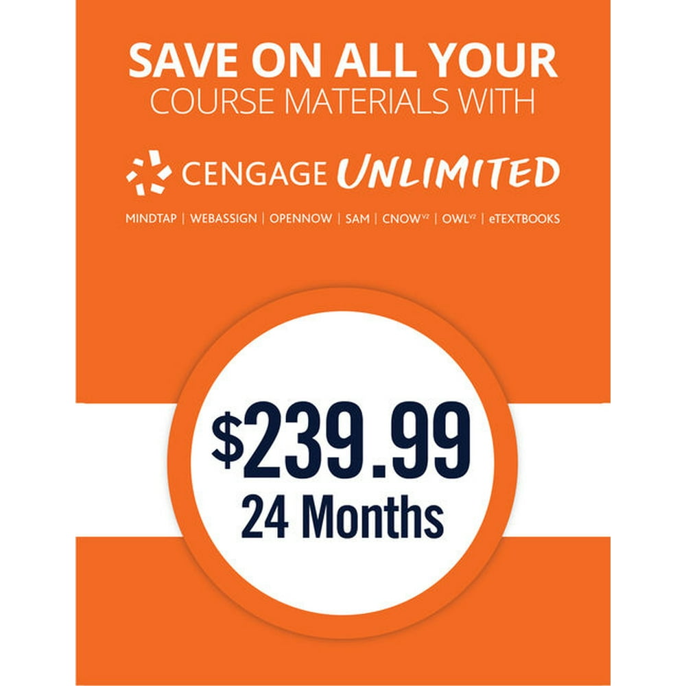 Cengage Unlimited, MultiTerm (24 Months) Printed Access Card (Other