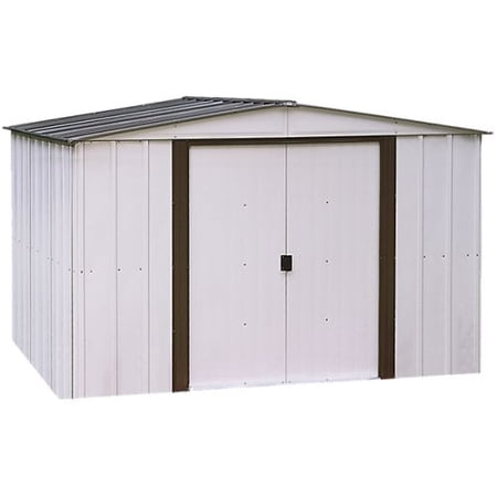Newburgh 10x8 Storage Shed - Coffee / Eggshell - Walmart.com