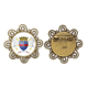 thumbnail image 1 of Saint Barthélemy Asia emblema nacional Broche de flores, regalo de joyería para mujeres y niñas Unbranded M, 1 of 3