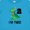 thumbnail image 4 of Inktastic 2nd Birthday Dinosaur 2 Year Old Boys Baby T-Shirt, 4 of 5