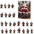 thumbnail image 2 of 2D Acrylic Christmas Pool Timer Hour Glass with Sand Copper Christmas Countdown Calendar for Kids Candy Kitchen Timer Wind up Stainless Steel Alarm Clock Teaching Timer Kitchen Timer Cute Wind up, 2 of 3