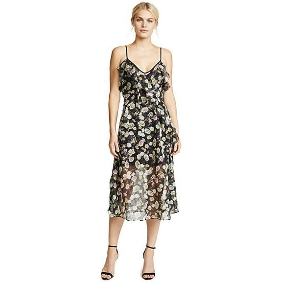 Talulah Women's Playful Flounce Midi Dress, Print, Medium