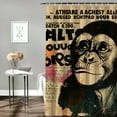 thumbnail image 2 of Orinice Monkey Bathroom Decor Set Colorful Luxurious Polyester Fabric Fashion Shower Curtain with Hooks Chic Modern Decoration 36x72, 2 of 7